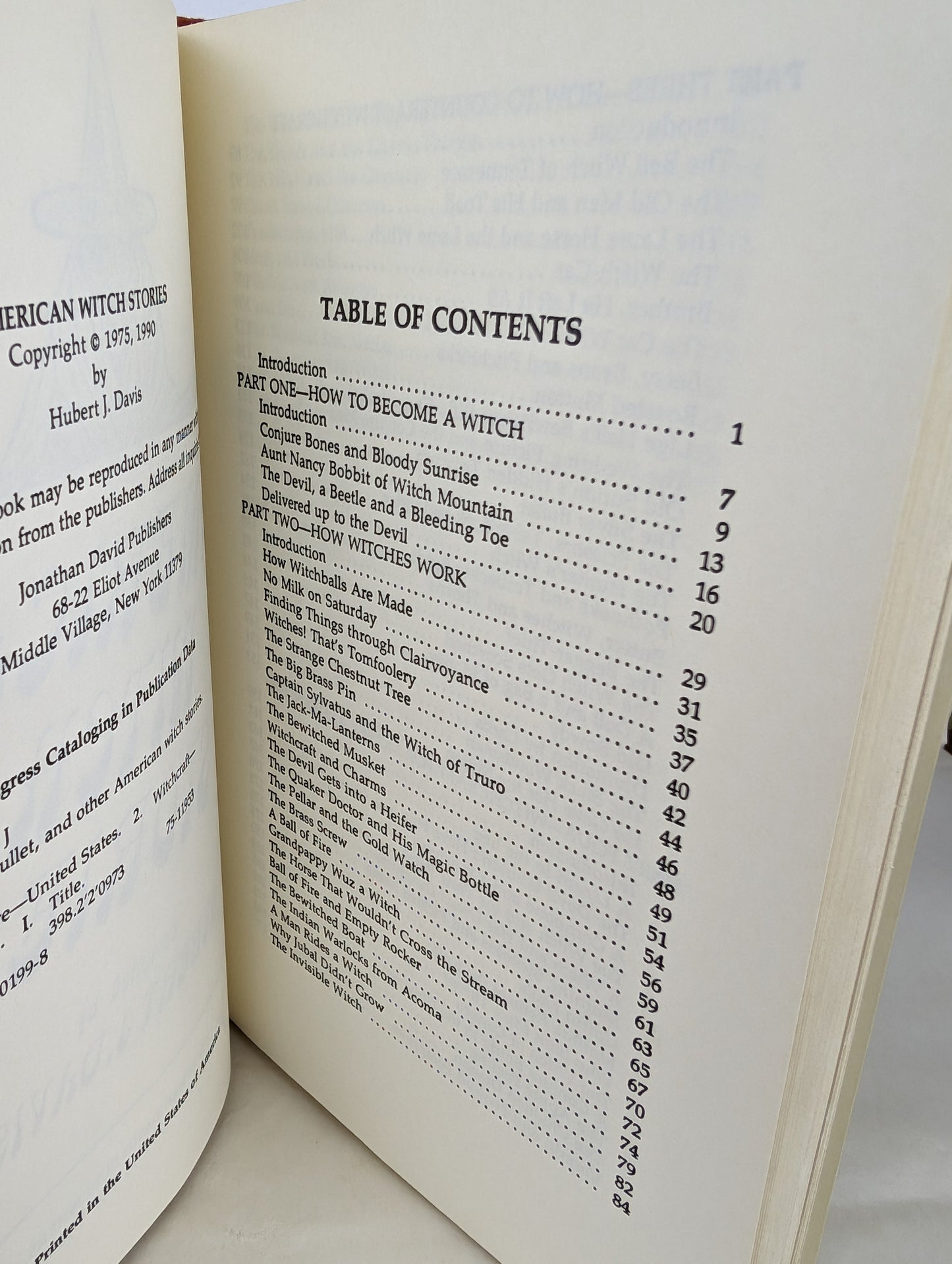 Hubert Davis - American Witch Stories