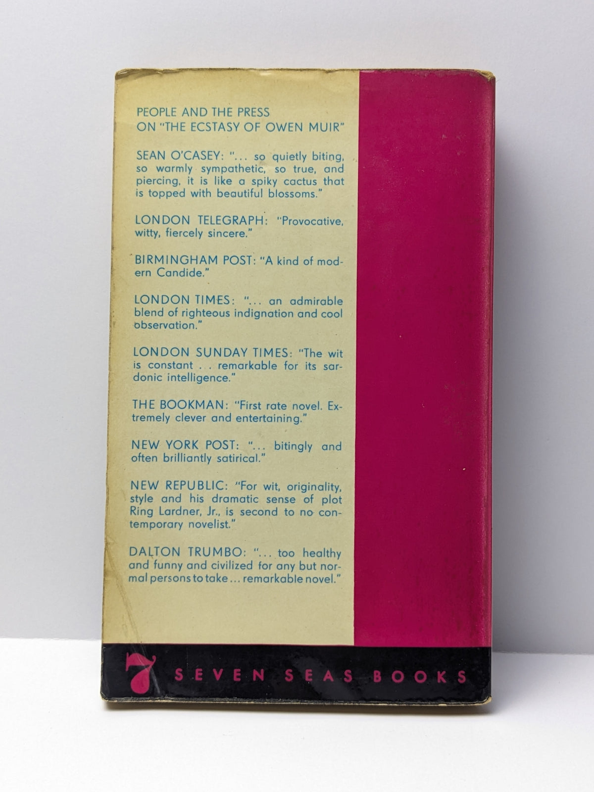 Ring Lardner Jr. - The Ecstasy of Owen Muir