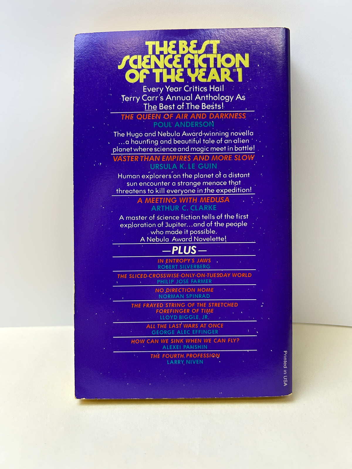 Terry Carr - The Best Science Fiction of the Year 1
