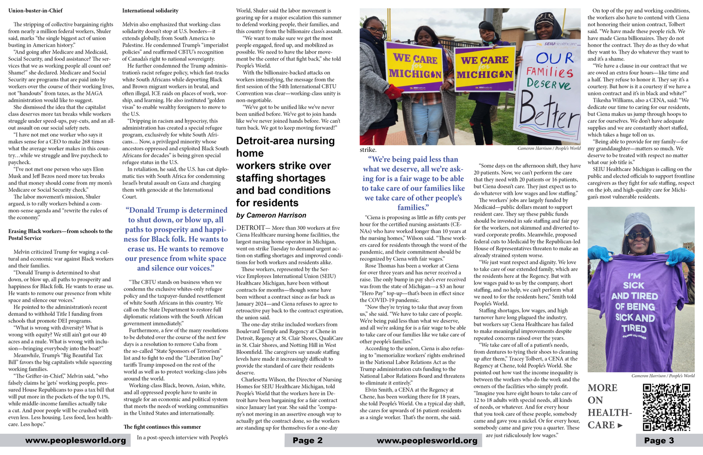 Michigan People's World - June