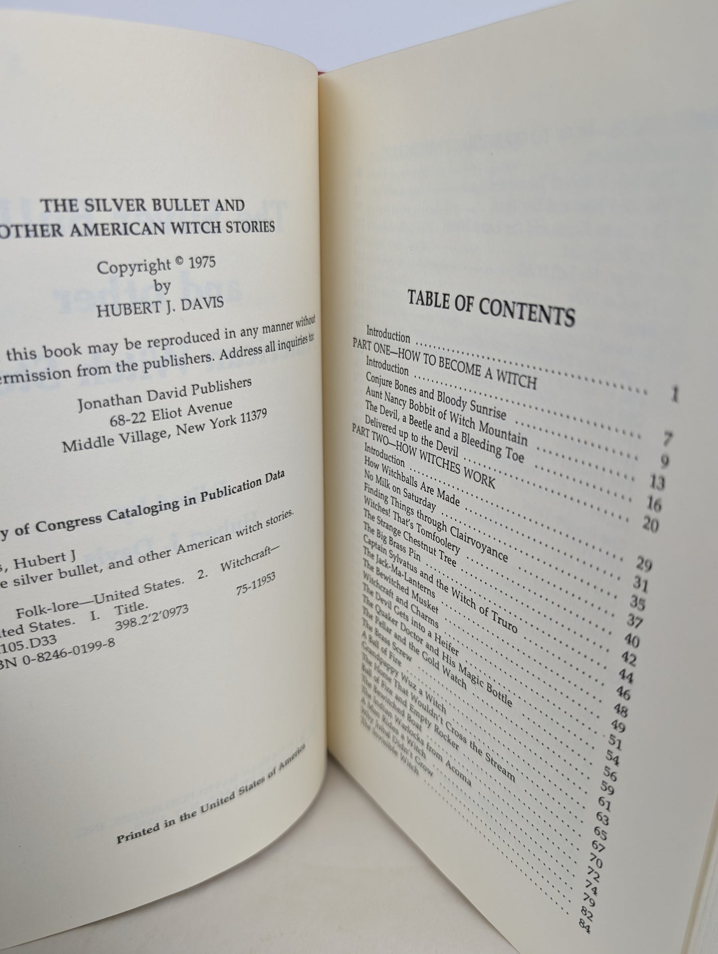 Hubert Davis - The Silver Bullet and other American Witch Stories
