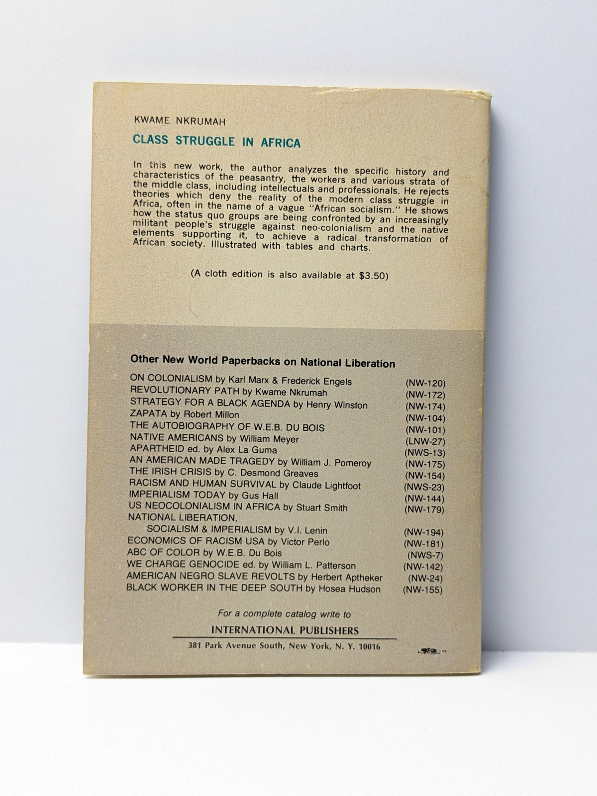 Kwame Nkrumah - Class Struggle in Africa